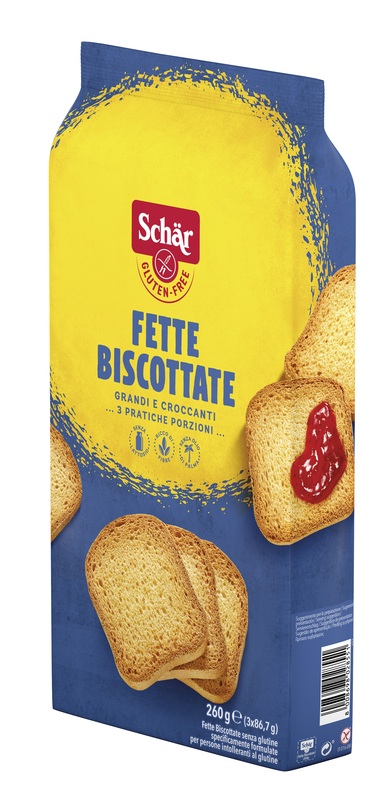 SCHAR FETTE BISCOTTATE 3 PORZIONI DA 86,7 G - Farmacia Mastrangelo 