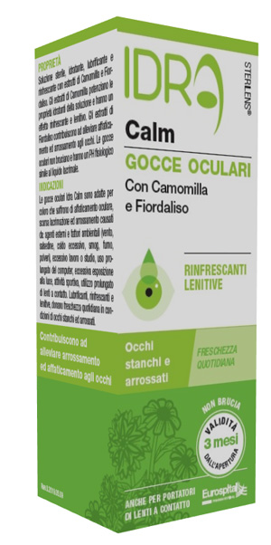 GOCCE OCULARI RINFRESCANTI STERILENS IDRA CALM CAMOMILLA E FIORDALISO 10 ML - Farmacia Mastrangelo 