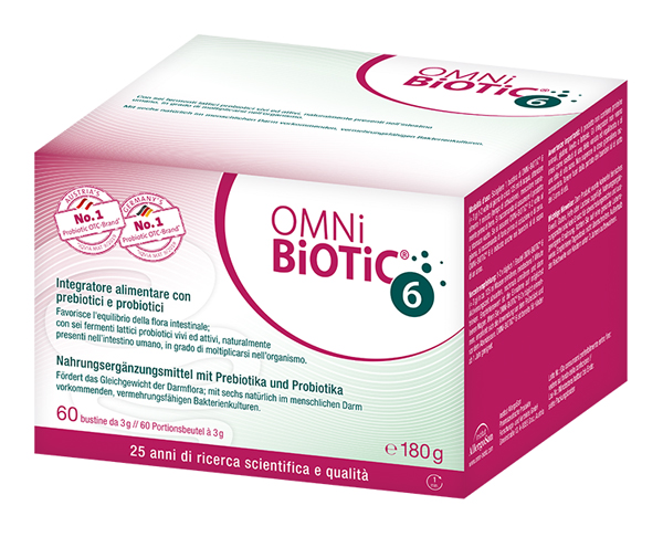 OMNI BIOTIC 6 POLVERE 60 BUSTINE DA 3 G - Farmacia Mastrangelo 