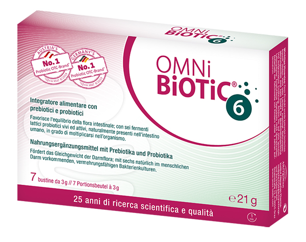OMNI BIOTIC 6 POLVERE 7 BUSTINE DA 3 G - Farmacia Mastrangelo 