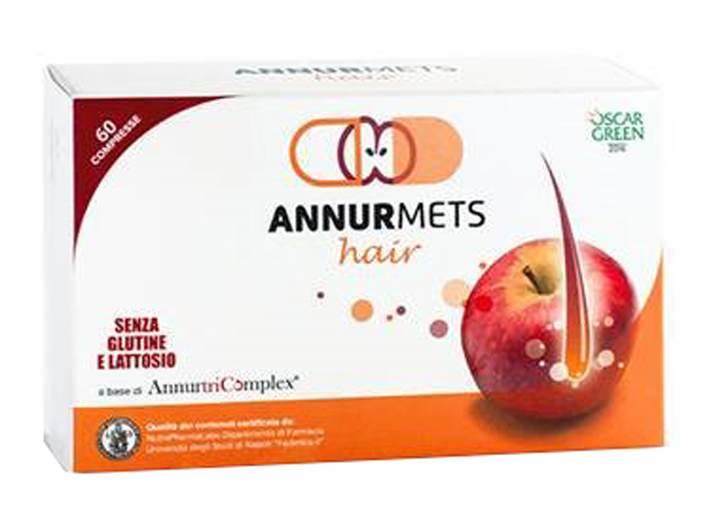 ANNURMETS HAIR 60 COMPRESSE - Farmacia Mastrangelo 