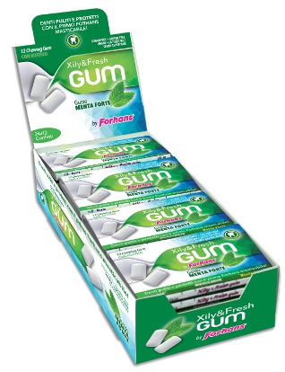 FORHANS GOMMA DA MASTICARE XYLI&FRESH GUM 12 CONFETTI - Farmacia Mastrangelo 