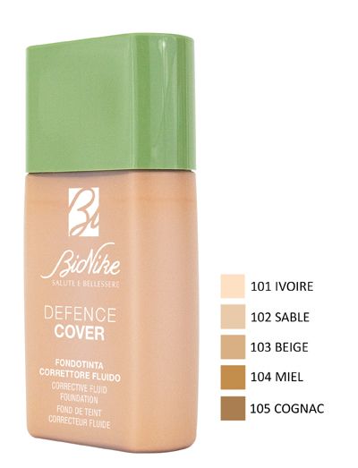 DEFENCE COVER FONDOTINTA CORRETTORE FLUIDO 101 40 ML - Farmacia Mastrangelo 
