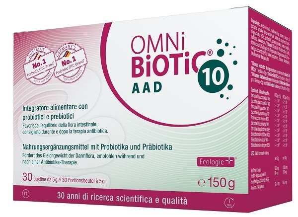 OMNI BIOTIC 10 AAD 30 BUSTINE DA 5 G - Farmacia Mastrangelo 