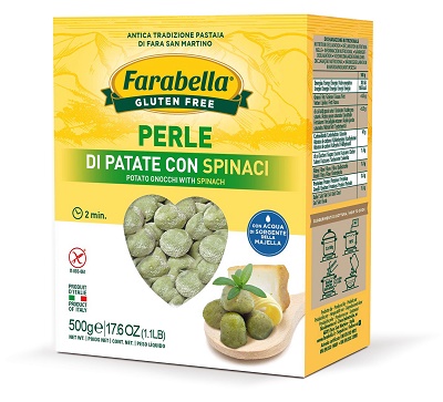 FARABELLA PERLE PATATE SPINACI 500 G ASTUCCIO - Farmacia Mastrangelo 