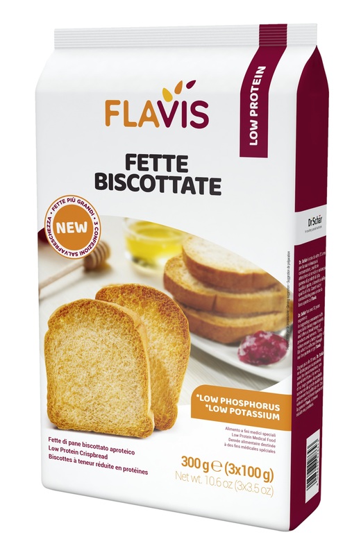 FLAVIS FETTE BISCOTTATE APROTEICHE 300 G - Farmacia Mastrangelo 