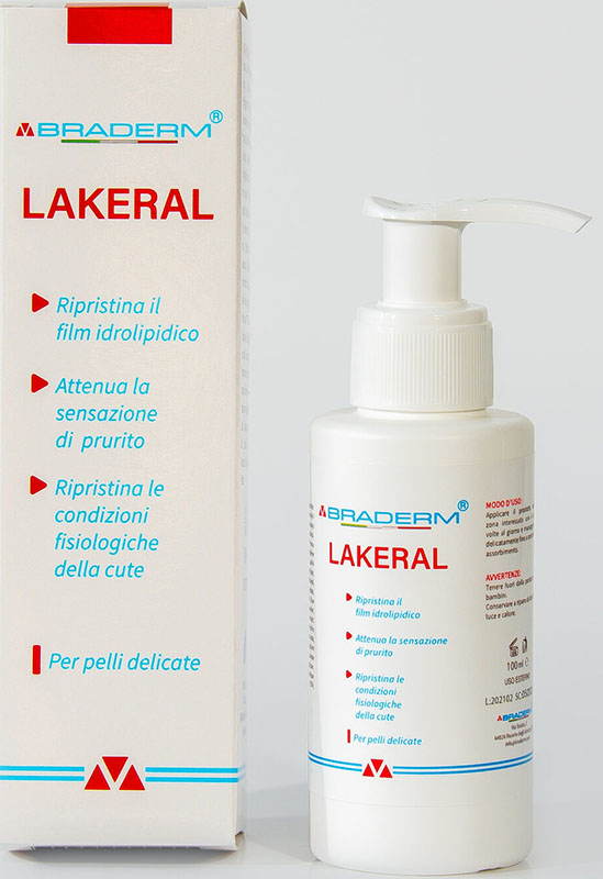 LAKERAL 100 ML BRADERM - Farmacia Mastrangelo 