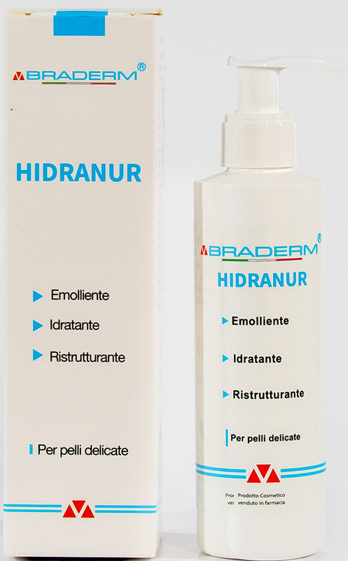 HIDRANUR 200 ML BRADERM - Farmacia Mastrangelo 