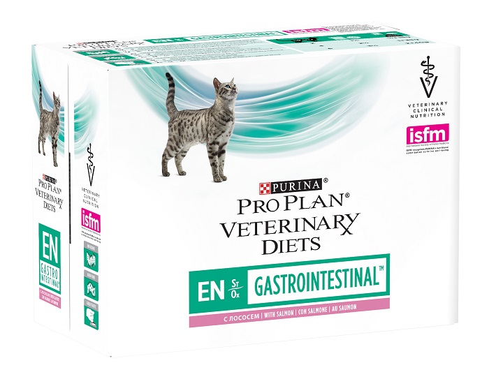 PPVD GATTO MULTIPACK EN GASTROINTESTINAL SALMONE 10 X 85 G - Farmacia Mastrangelo 