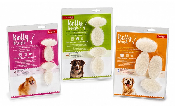 KELLY BRUSH SPUGNETTA ABRASIVA PER CANI DI TAGLIA MEDIA 8 PEZZI - Farmacia Mastrangelo 