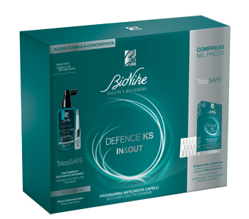 DEFENCE KS BIPACK TRATTAMENTO ANTICADUTA + INTEGRATORE 30 COMPRESSE - Farmacia Mastrangelo 
