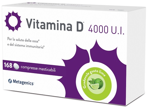 VITAMINA D 4000UI 168 COMPRESSE MASTICABILI - Farmacia Mastrangelo 