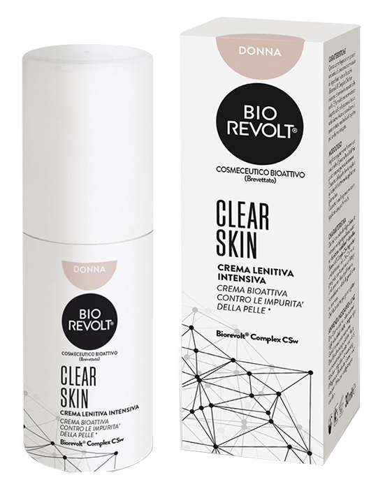 BIOREVOLT RX CLEAR SKIN DONNA CREMA LENITIVA INTENSIVA BIOATTIVA PER PELLI IMPURE 30 ML - Farmacia Mastrangelo 