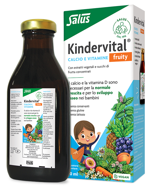 KINDERVITAL FRUITY 250 ML - Farmacia Mastrangelo 