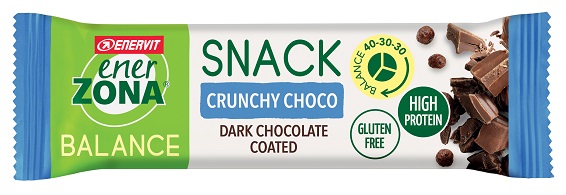 ENERZONA SNACK CRUNCHY CHOCO 33 G - Farmacia Mastrangelo 