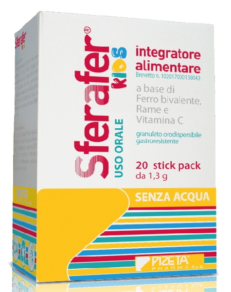 SFERAFER KIDS 20 STICK PACK - Farmacia Mastrangelo 