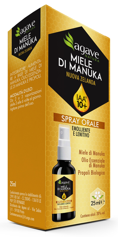 AGAVE NATURA SPRAY ORALE IAA 10+ 25 ML - Farmacia Mastrangelo 