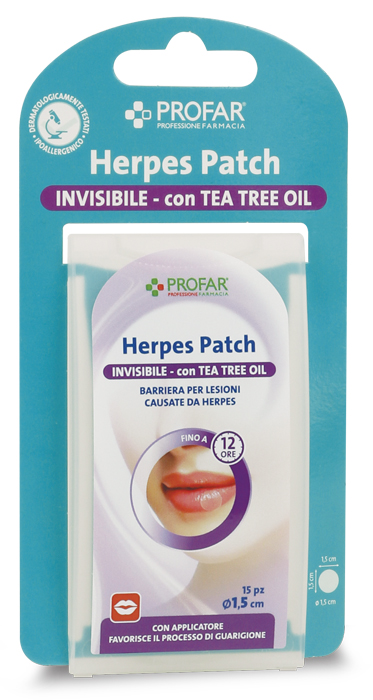 PROFAR HERPES PATCH CON TEA TREE 15 PEZZI - Farmacia Mastrangelo 