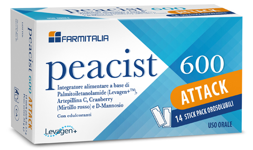 PEACIST 600 ATTACK 14 STICK PACK OROSOLUBILI - Farmacia Mastrangelo 