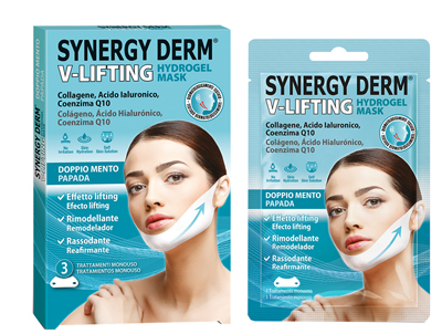 SYNERGY DERM V LIFTING HYDROGEL MASK DOPPIO MENTO - Farmacia Mastrangelo 