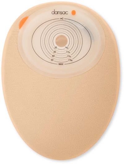 DANSAC NOVALIFE TRE 1 SACCA CHIUSA OPACA PIANA MAXI PER COLOSTOMIA CON FINESTRA RITAGLIABILE 15-70X90 MM 620 ML 30 PEZZI - Farmacia Mastrangelo 