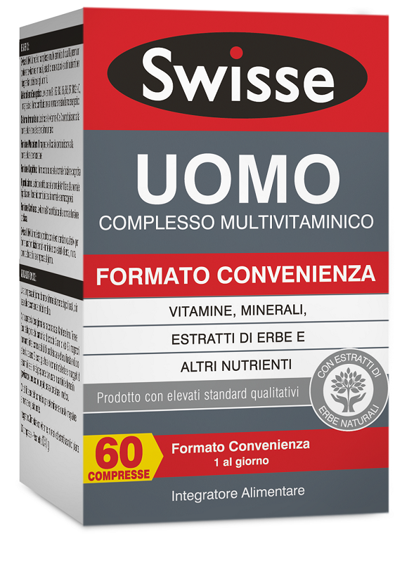 SWISSE UOMO MULTIVITAMINICO 60 COMPRESSE - Farmacia Mastrangelo 