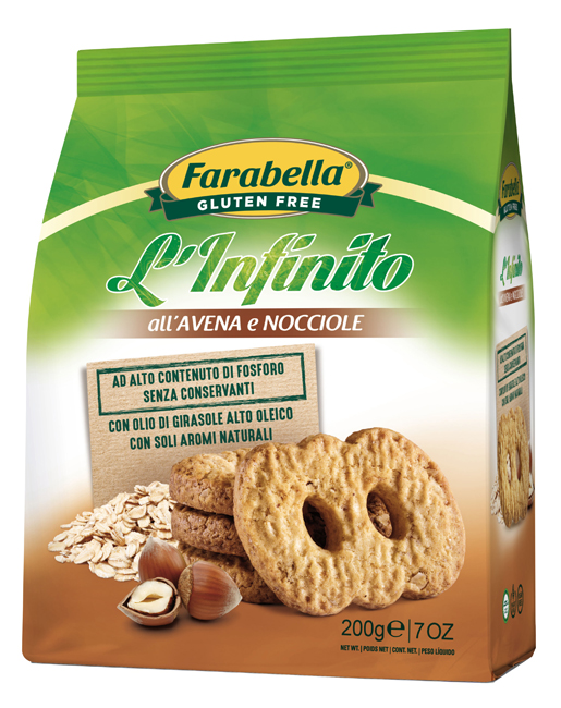 FARABELLA INFINITO AVENA/NOCCIOLE 200 G - Farmacia Mastrangelo 