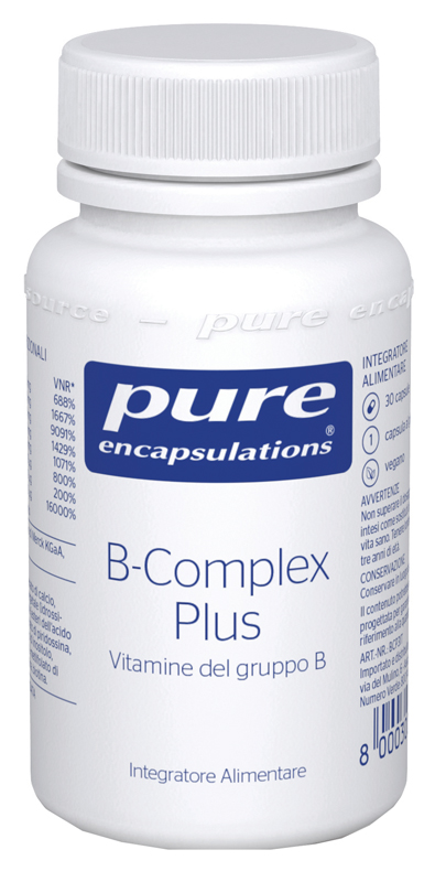 PURE ENCAPSULATIONS B-COMPLEX PLUS 30 CAPSULE - Farmacia Mastrangelo 