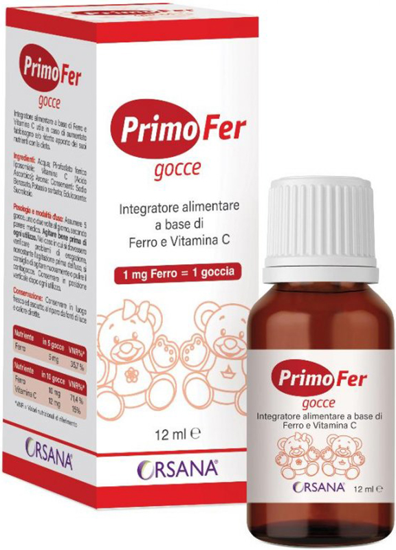 PRIMOFER GOCCE 12 ML - Farmacia Mastrangelo 