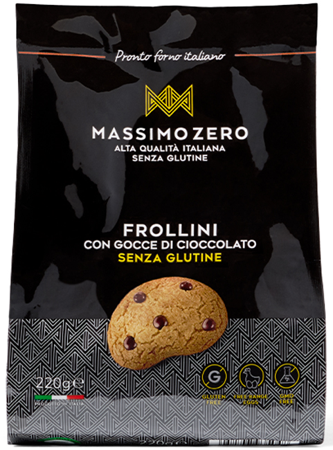 MASSIMO ZERO FROLLINI GOCCE CIOCCOLATO 220 G - Farmacia Mastrangelo 