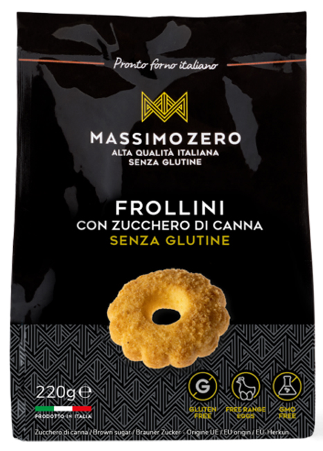 MASSIMO ZERO FROLLINI ZUCCHERO DI CANNA 220 G - Farmacia Mastrangelo 