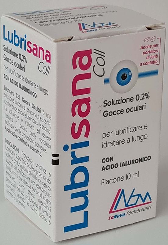 COLLIRIO LUBRISANA FLACONE 10 ML - Farmacia Mastrangelo 