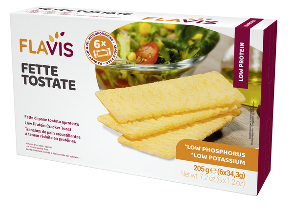 FLAVIS FETTE TOSTATE APROTEICHE 6 PORZIONI DA 34,3 G - Farmacia Mastrangelo 