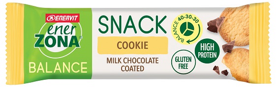 ENERZONA SNACK COOKIE MILK CIOCHOLATE 33 G - Farmacia Mastrangelo 