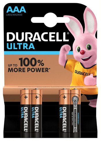 DURACELL ULTRA AAA B4 MN2400 RFT 10 PEZZI - Farmacia Mastrangelo 