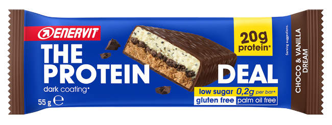ENERVIT PROTEIN DEAL BARRETTA CHOVAN 55 G - Farmacia Mastrangelo 