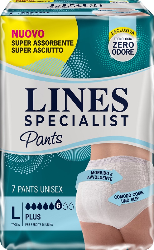 LINES SPECIALIST PANTS PLUS UNISEX L 7 PEZZI - Farmacia Mastrangelo 