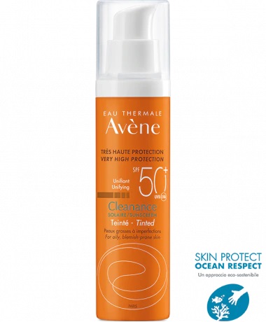 AVENE EAU THERMALE CLEANANCE SOLARE COLORATO 50+ 50 ML - Farmacia Mastrangelo 