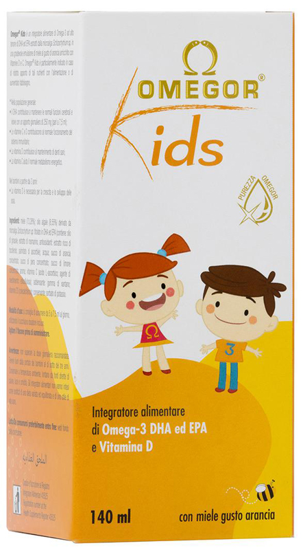 OMEGOR KIDS 140 ML - Farmacia Mastrangelo 