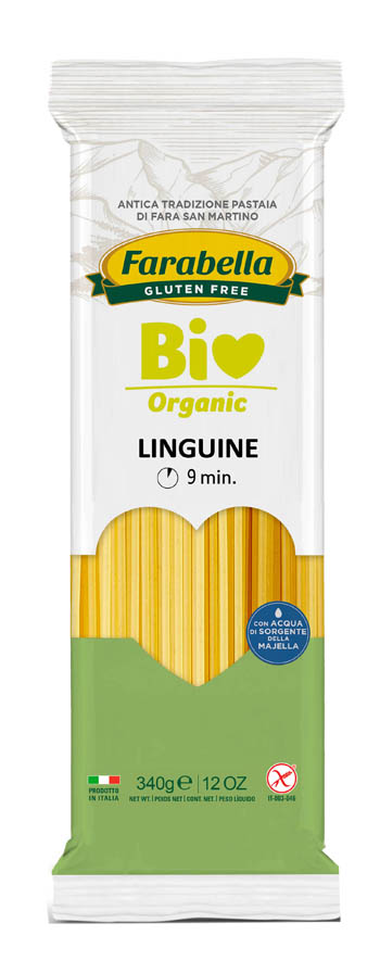 FARABELLA BIO LINGUINE MAIS-RISO 340 G - Farmacia Mastrangelo 