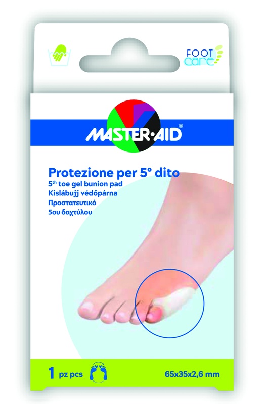 PROTEZIONE IN GEL MASTER-AID FOOTCARE 5 DITO 1 PEZZO C15 - Farmacia Mastrangelo 