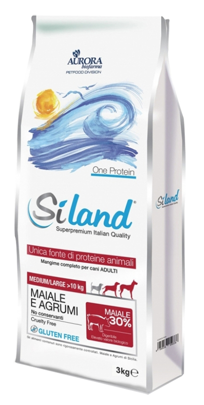 SILAND ADULT MEDIUM/LARGE MAIALE/AGRUMI 3 KG - Farmacia Mastrangelo 