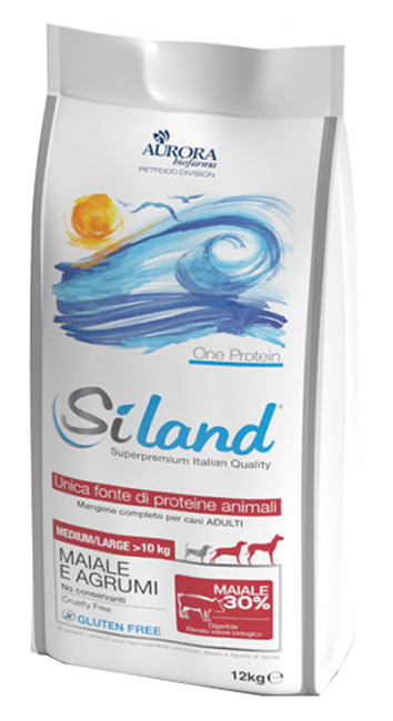 SILAND ADULT MEDIUM/LARGE MAIALE/AGRUMI 12 KG - Farmacia Mastrangelo 