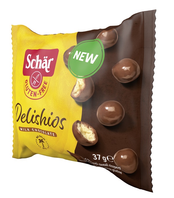 SCHAR DELISHIOS CEREALI RICOPERTI CON CIOCCOLATO AL LATTE 37 G - Farmacia Mastrangelo 
