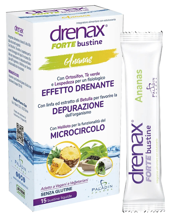 DRENAX FORTE ANANAS 15 BUSTINE - Farmacia Mastrangelo 