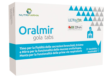 ORALMIR GOLA TABS 20 COMPRESSE - Farmacia Mastrangelo 