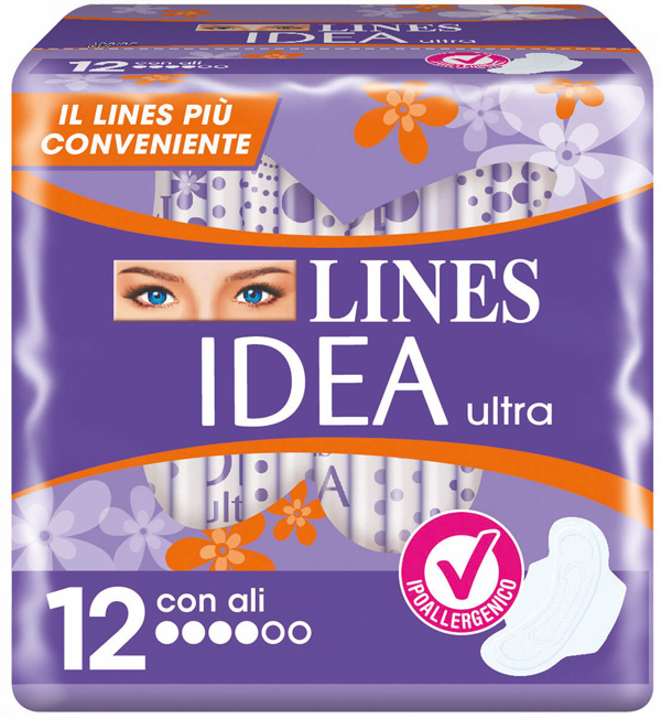 IDEA ULTRA ASSORBENTE GIORNO CON ALI 12 PEZZI - Farmacia Mastrangelo 