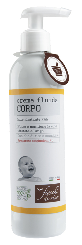 FIOCCHI DI RISO CREMA FLUIDA CORPO IDRATANTE 240 ML - Farmacia Mastrangelo 