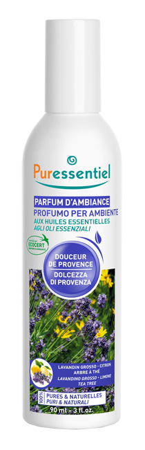 PURESSENTIEL PROFUMO AMBIENTE DOLCEZZA PROVENZA ECOCERT 90 ML - Farmacia Mastrangelo 