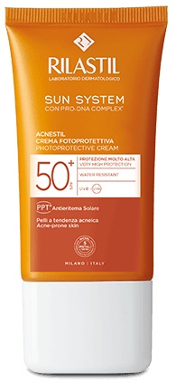 RILASTIL SUN SYSTEM ACNESTIL SPF 50+ CREMA 40 ML - Farmacia Mastrangelo 